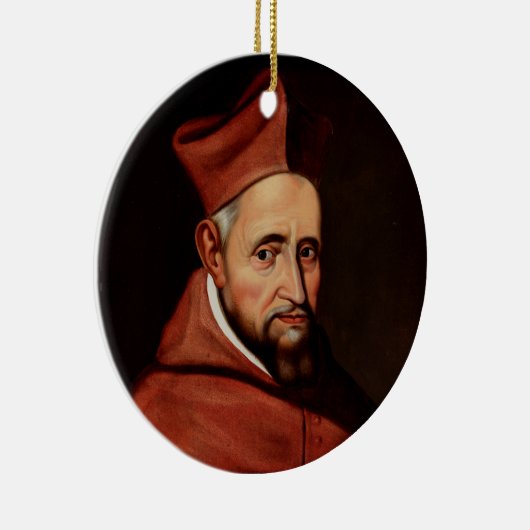 Saint Robert Bellarmin Keramik Ornament (Rechts)