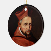 Saint Robert Bellarmin Keramik Ornament (Links)