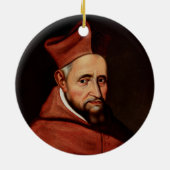 Saint Robert Bellarmin Keramik Ornament (Hinten)