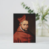 Saint Robert Bellarmin Postkarte (Stehend Vorderseite)