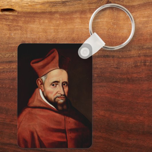 Saint Robert Bellarmin Schlüsselanhänger (Rückseite)