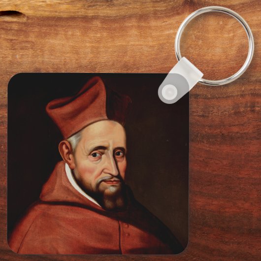 Saint Robert Bellarmin Schlüsselanhänger (Rückseite)