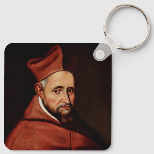 Saint Robert Bellarmin Schlüsselanhänger (Rückseite)