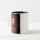 Saint Robert Bellarmin Zweifarbige Tasse (Vorderseite Links)
