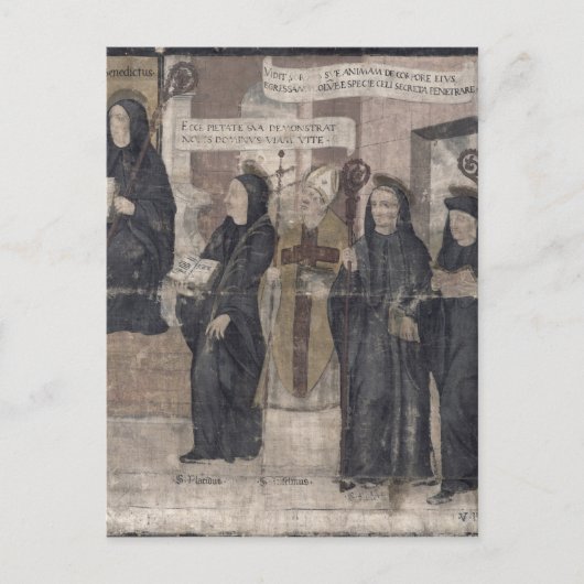 Saint Robert und verschiedene Benediktiner Postkarte (Vorderseite)