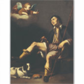 Saint Roch und Angel von Typ François Aufkleber (Vorderseite)