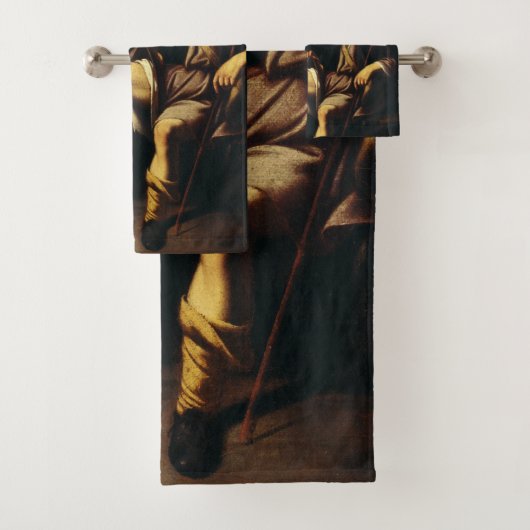 Saint Roch und Angel von Typ François Badhandtuch Set (Insitu)