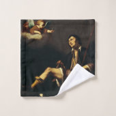 Saint Roch und Angel von Typ François Badhandtuch Set (Waschlappen)