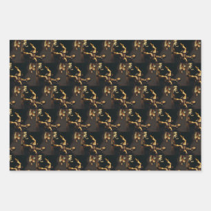 Saint Roch und Angel von Typ François Geschenkpapier Set