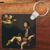 Saint Roch und Angel von Typ François Schlüsselanhänger (Rückseite)