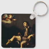 Saint Roch und Angel von Typ François Schlüsselanhänger (Rückseite)