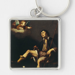 Saint Roch und Angel von Typ François Schlüsselanhänger