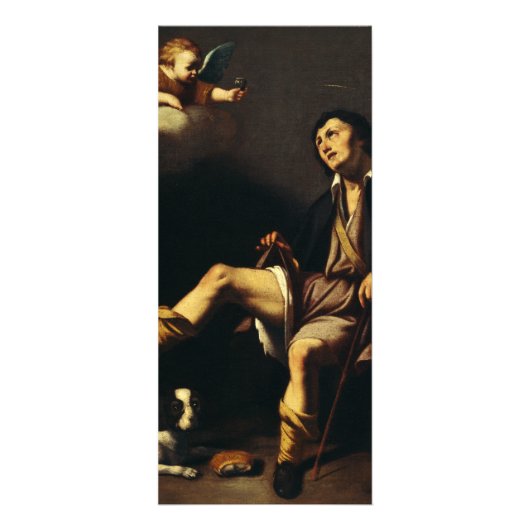 Saint Roch und Angel von Typ François Werbekarte (Vorne)