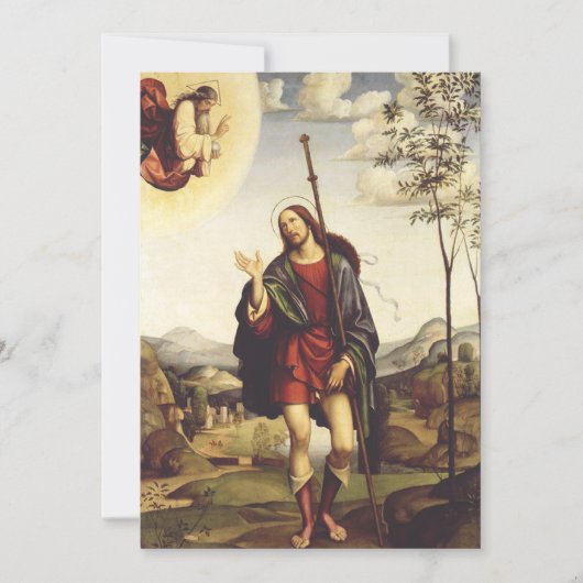 Saint Roch von Francesco Francia Einladung (Vorderseite)