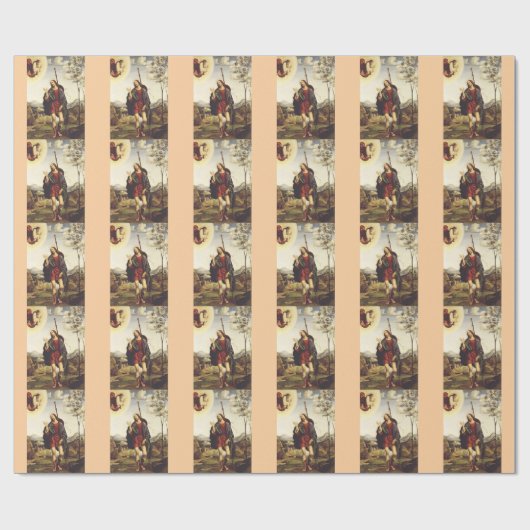 Saint Roch von Francesco Francia Geschenkpapier (Flach)