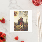 Saint Roch von Francesco Francia Serviette (Beispiel)