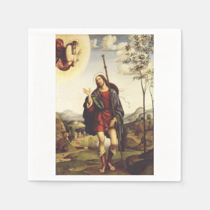 Saint Roch von Francesco Francia Serviette