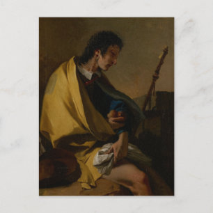 Saint Roch von Giovanni Batista Tiepolo Postkarte