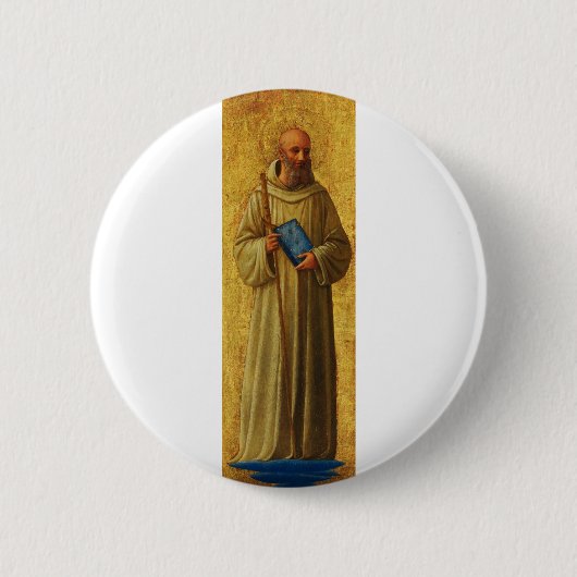 Saint Romuald, der Gründer der Camaldolese Button (Vorderseite)