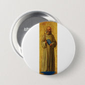 Saint Romuald, der Gründer der Camaldolese Button (Vorne & Hinten)