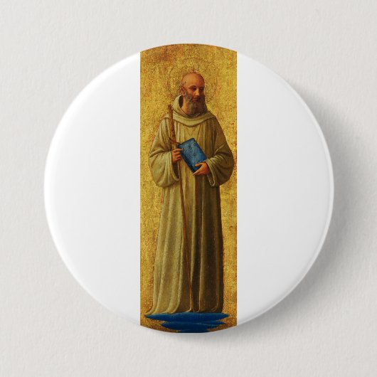 Saint Romuald, der Gründer der Camaldolese Button (Vorderseite)