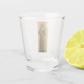 Saint Romuald, der Gründer der Camaldolese Schnapsglas (Rückseite)
