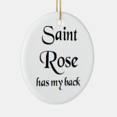 saint rose coffee mug keramik ornament (Rechts)