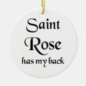 saint rose coffee mug keramik ornament (Vorne)
