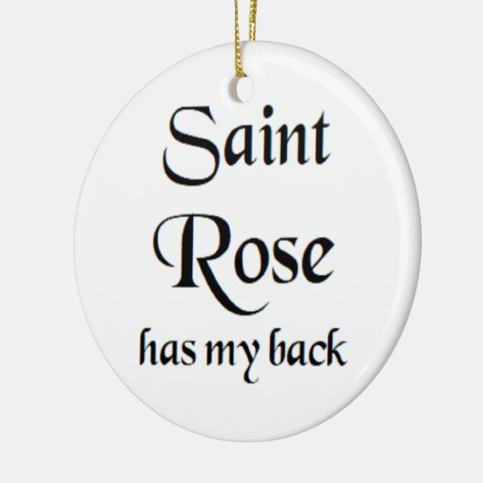saint rose coffee mug keramik ornament (Links)