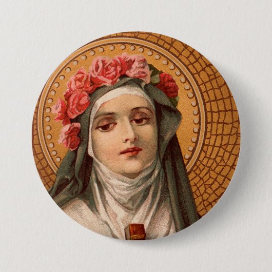 Saint-Rose Lima Button (Vorderseite)
