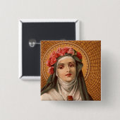 Saint-Rose Lima Button (Vorne & Hinten)
