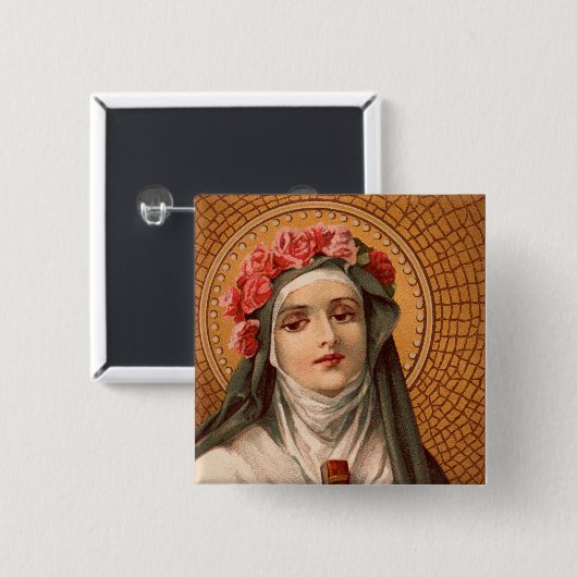 Saint-Rose Lima Button (Vorne & Hinten)