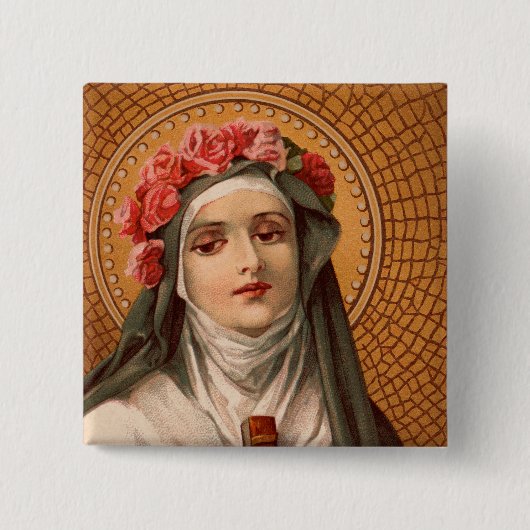 Saint-Rose Lima Button (Vorderseite)