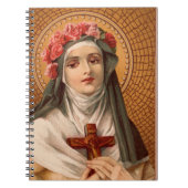 Saint Rose Lima Notebook Notizblock (Vorderseite)