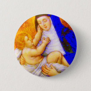 SAINT ROSE OF LIMA BUTTON