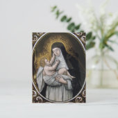SAINT ROSE OF LIMA POSTKARTE (Stehend Vorderseite)