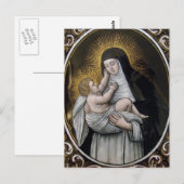 SAINT ROSE OF LIMA POSTKARTE (Vorne/Hinten)