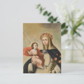 SAINT ROSE OF LIMA POSTKARTE (Stehend Vorderseite)