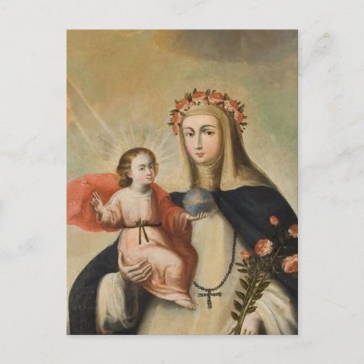 SAINT ROSE OF LIMA POSTKARTE (Vorderseite)