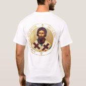Saint Sava, Serbia, Serbian Orthodox srb T-Shirt (Rückseite)