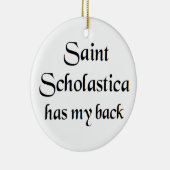 saint scholastica coffee mug keramik ornament (Rechts)