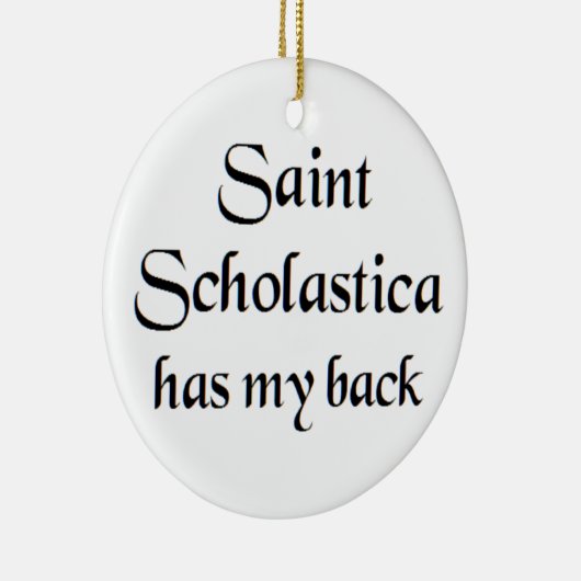 saint scholastica coffee mug keramik ornament (Rechts)
