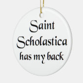 saint scholastica coffee mug keramik ornament (Links)