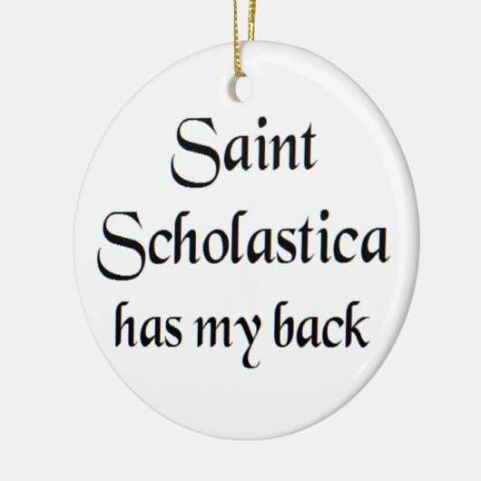 saint scholastica coffee mug keramik ornament (Links)