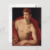 Saint Sebastian-Agnolo Bronzino Postkarte (Vorne/Hinten)