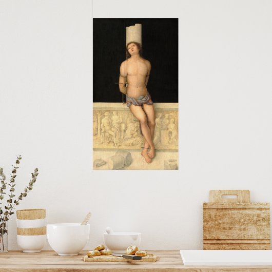 Saint Sebastian - Amico Aspertini Kunstgewerbe Poster (Küche)