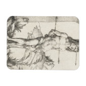Saint Sebastian An eine Kolonne von Albrecht Durer Magnet (Horizontal)