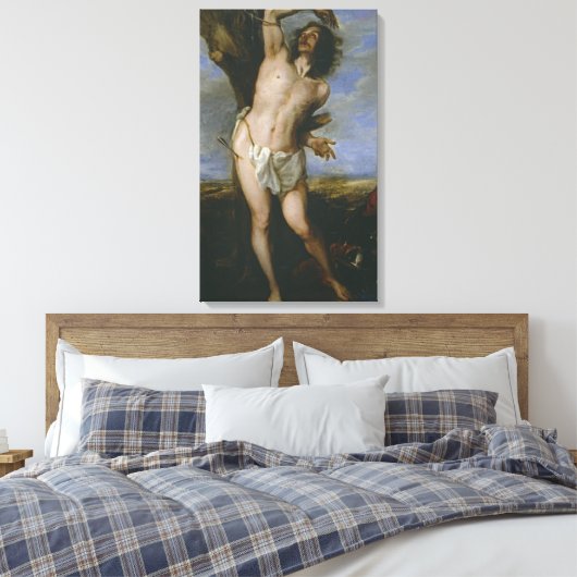 Saint Sebastian Leinwanddruck (Insitu (Schlafzimmer))
