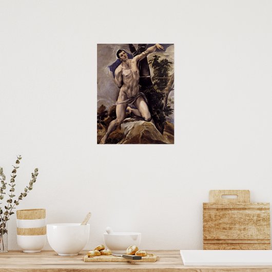 Saint Sebastian Poster (Küche)