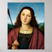 Saint Sebastian, San Sebastiano, Raphael Poster (Vorne)